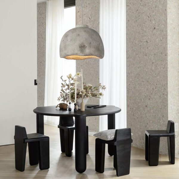Wabi-Sabi Bell-Shaped Pendant Lighting - Image 4