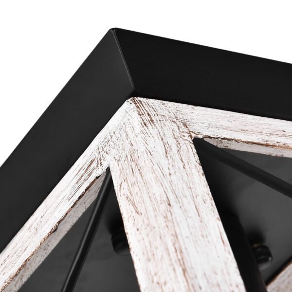Farmhouse Square Flush Mount Ceiling Light - Image 7