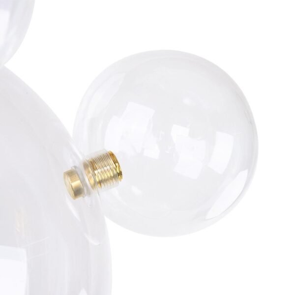 Single Pendant Light With Soap Bubble Glass Dimmable with Remote - Image 6