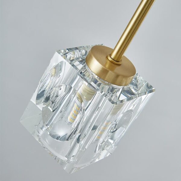 5-Light Crystal Shade Linear Ceiling Light - Image 10