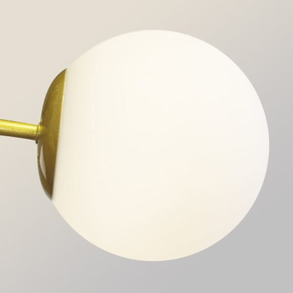 6 Light Glass Branching Sputnik Flush Mount Ceiling Light - Image 5
