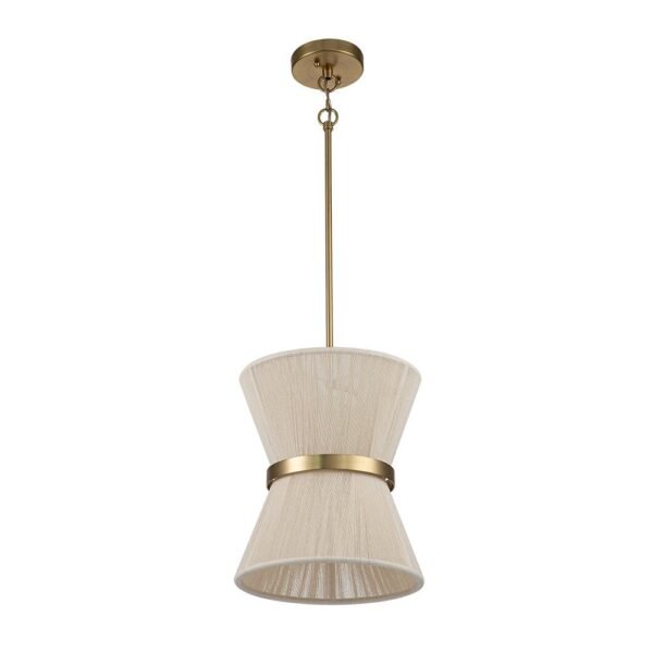 Modern Hourglass Tapered Drum Chandelier - Image 13
