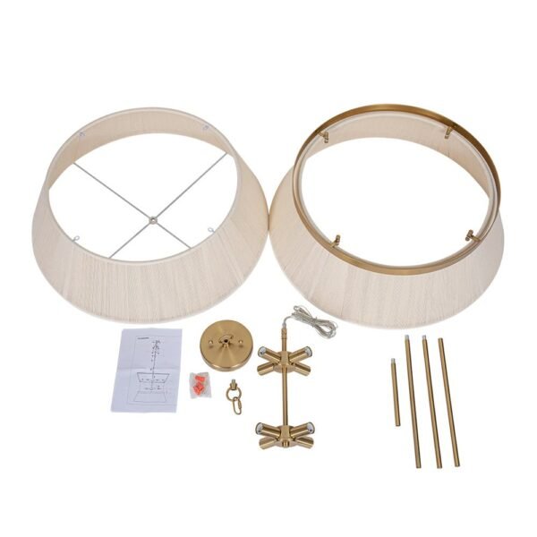 Modern Hourglass Tapered Drum Chandelier - Image 25
