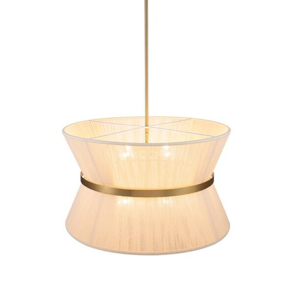 Modern Hourglass Tapered Drum Chandelier - Image 14