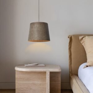 Brown Metal Pendant Light