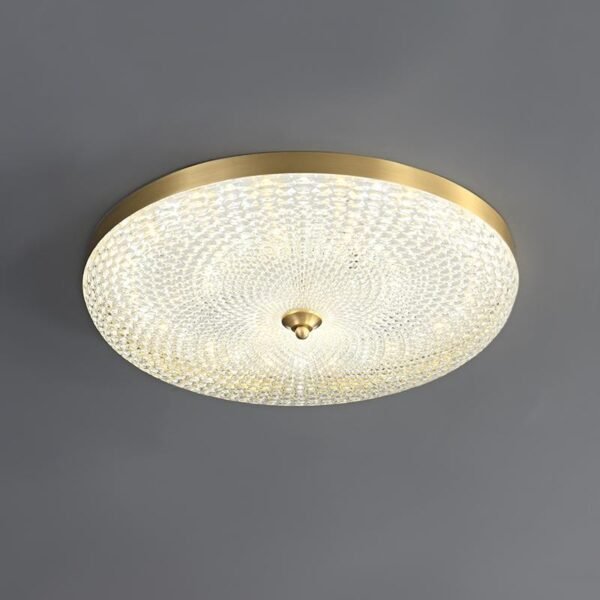 Copper & Metal & Acrylic LED Flush Mount Ceiling Light - Image 5