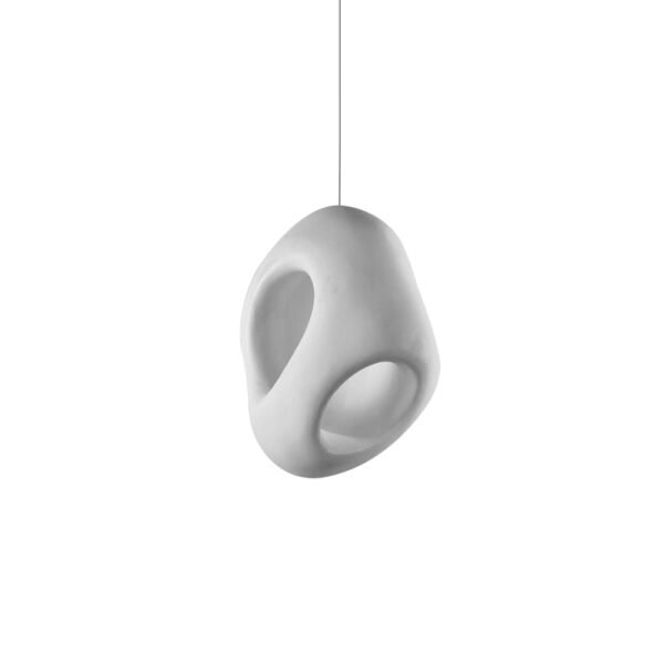 Creamy Eggshell Tone Pendant Light - Image 3