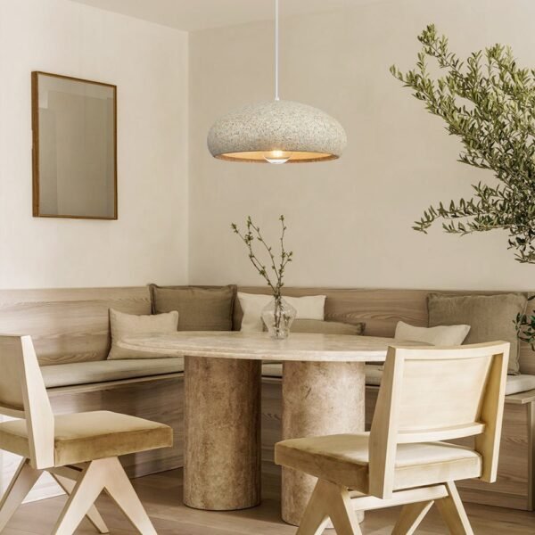 Creative Ceramic Oval Pendant Light - Image 2