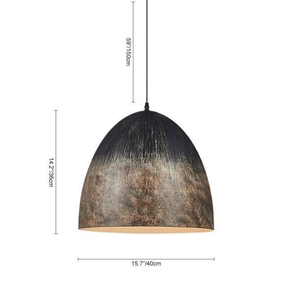 Creative Handmade Gradient Wabi Sabi Pendant Light - Image 11