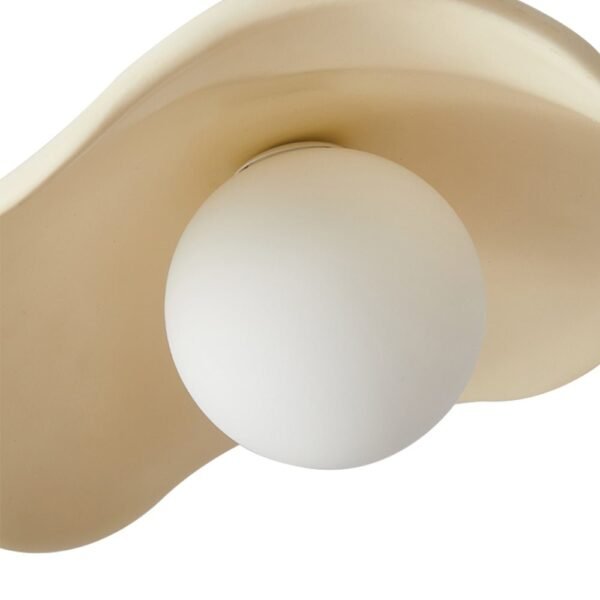 Curved Hat-Shade Ceramic Pendant Light - Image 15