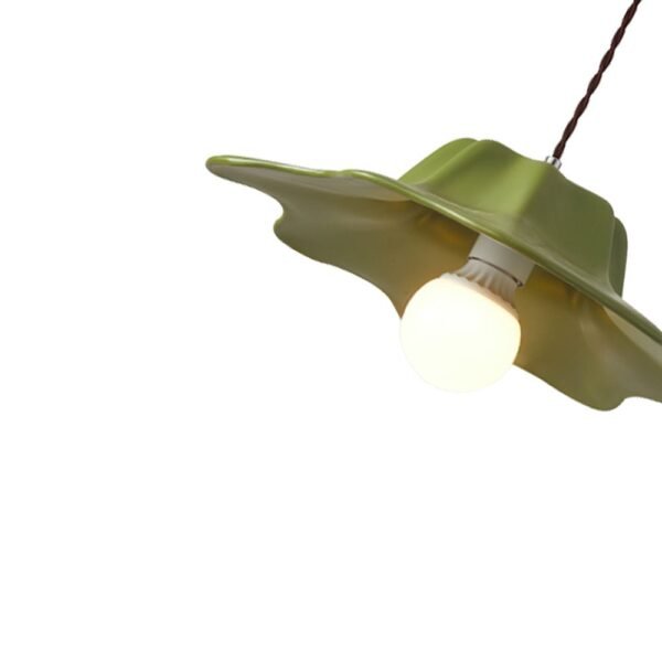 Designer Fluted Shade Ceramic Pendant Lighting - Image 10