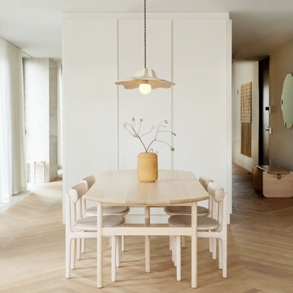 Designer Fluted Shade Ceramic Pendant Lighting - Image 6