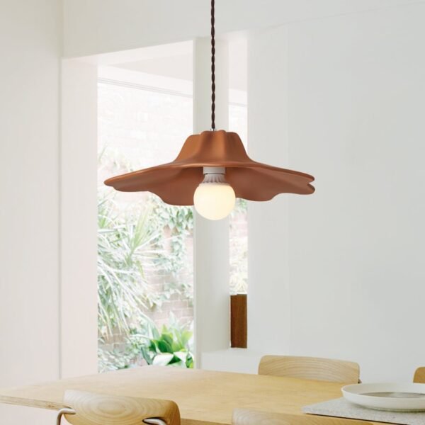 Designer Fluted Shade Ceramic Pendant Lighting - Image 5