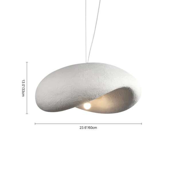 Minimalist Handmade Imitation Roughcast Pendant Light - Image 10