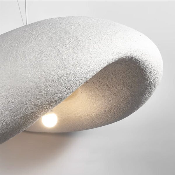 Minimalist Handmade Imitation Roughcast Pendant Light - Image 6