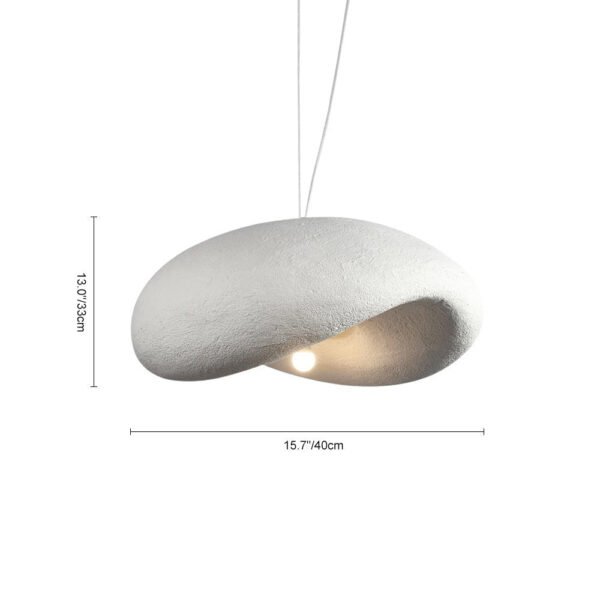 Minimalist Handmade Imitation Roughcast Pendant Light - Image 9