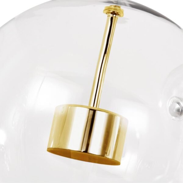 Modern 3-light Dimmable Glass Cluster Pendant Light - Image 5