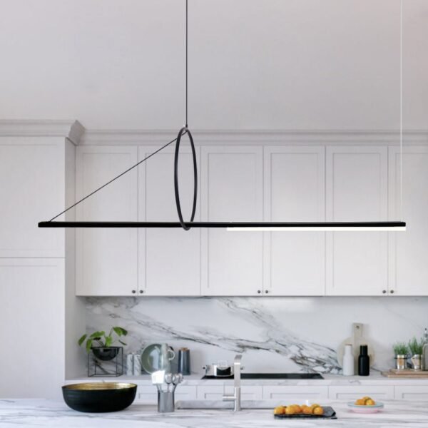 Modern LED Suspension Linear Pendant Lighting