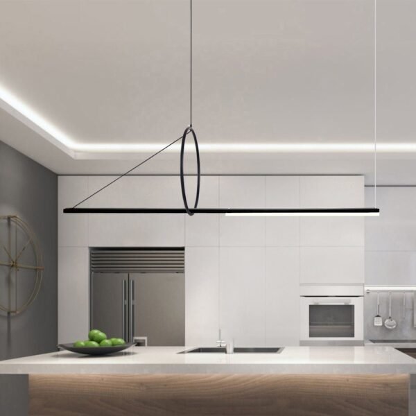 Modern LED Suspension Linear Pendant Lighting - Image 2