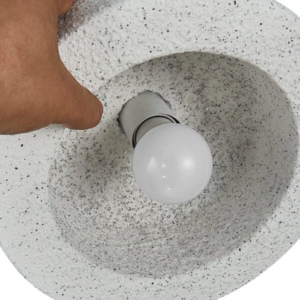 Nordic Earthen Jar Style Drum Pendant Light - Image 6