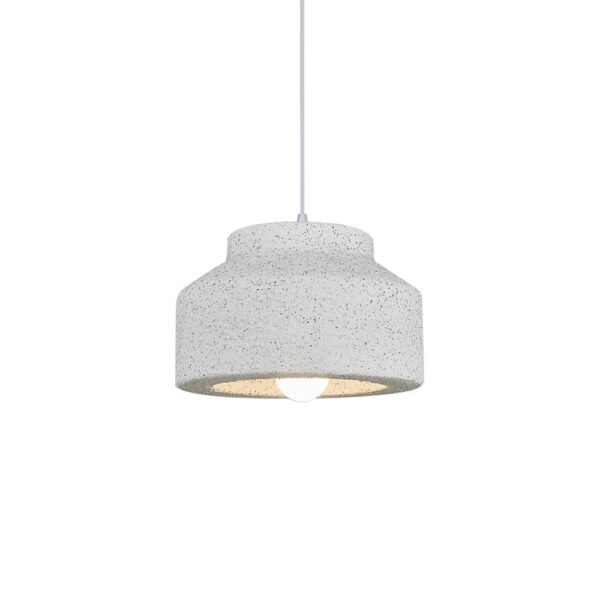 Nordic Earthen Jar Style Drum Pendant Light - Image 9