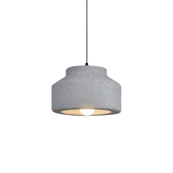Nordic Earthen Jar Style Drum Pendant Light - Image 8