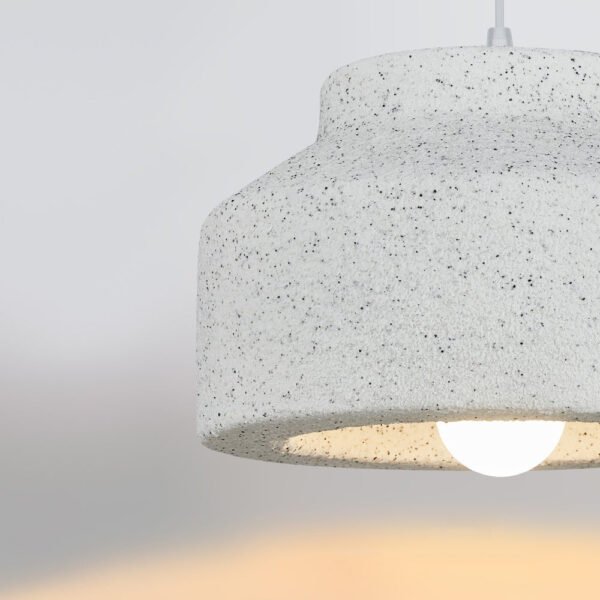 Nordic Earthen Jar Style Drum Pendant Light - Image 7