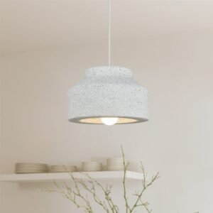 Nordic Earthen Jar Style Drum Pendant Light