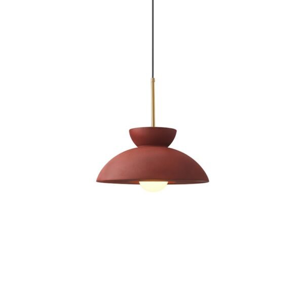 Resin Dome Ceramic Pendant Light - Image 4