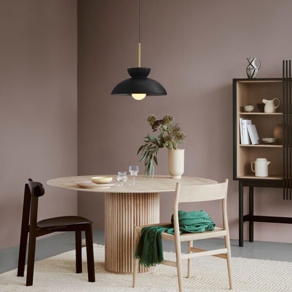 Resin Dome Ceramic Pendant Light - Image 3