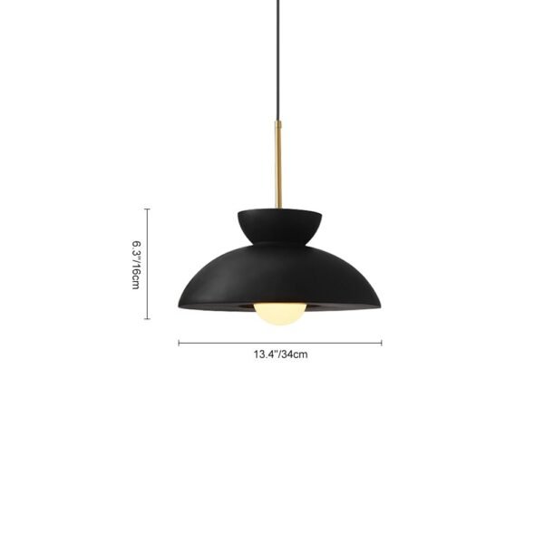 Resin Dome Ceramic Pendant Light - Image 11