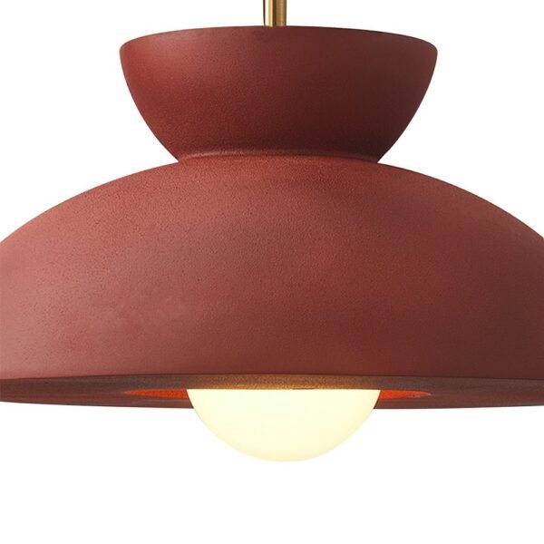 Resin Dome Ceramic Pendant Light - Image 9
