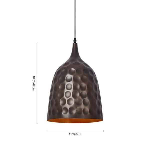 Retro Cylindrical Steel Pendant Light - Image 11