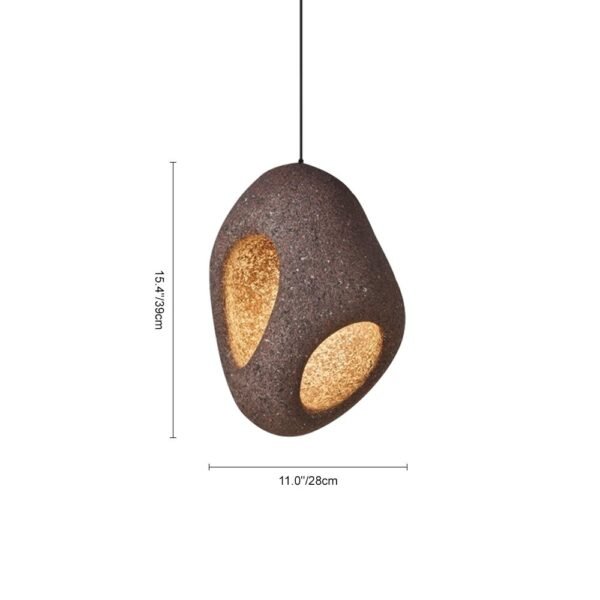 Spots Eggshell Tone Pendant Light - Image 11