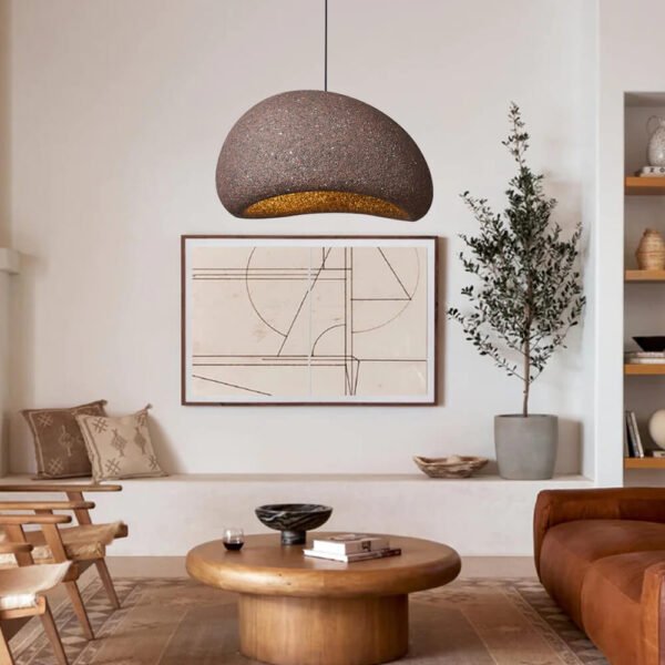 Unique Handmade Speckled Pendant Light - Image 9