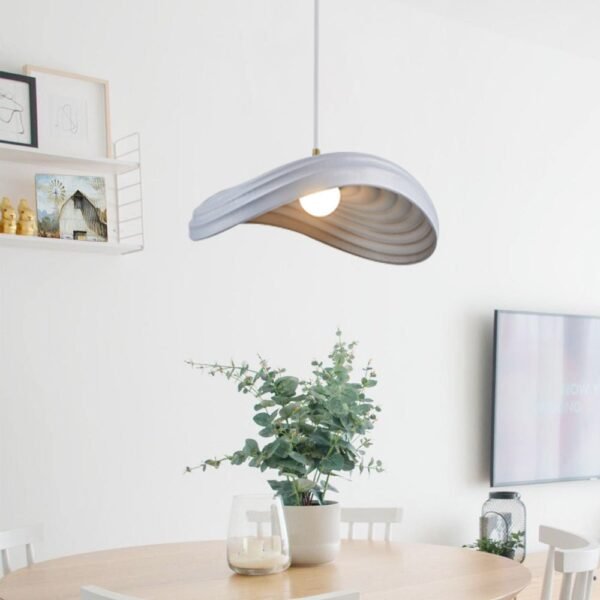Unique Layered Shape Curved Pendant Light - Image 4