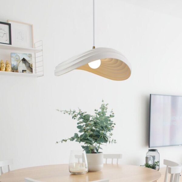 Unique Layered Shape Curved Pendant Light - Image 3