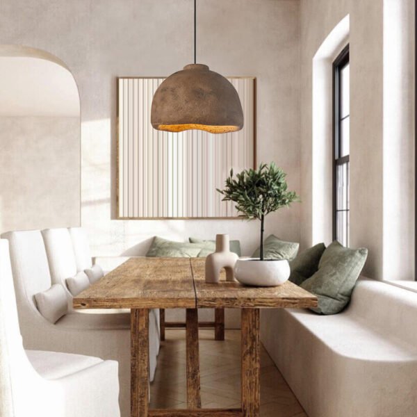 Wabi-Sabi Bell-Shaped Pendant Lighting - Image 2