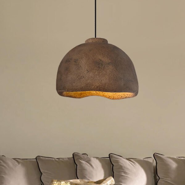 Wabi-Sabi Bell-Shaped Pendant Lighting - Image 3