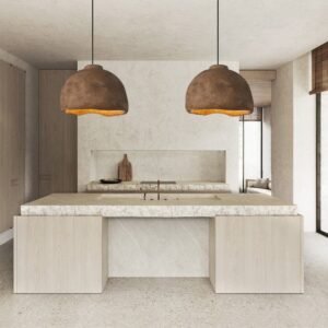 Wabi-Sabi Bell-Shaped Pendant Lighting