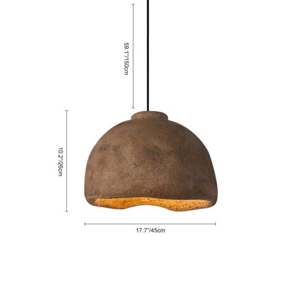 Wabi-Sabi Bell-Shaped Pendant Lighting - Image 14