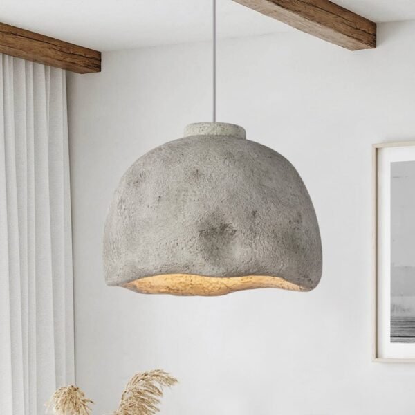 Wabi-Sabi Bell-Shaped Pendant Lighting - Image 8