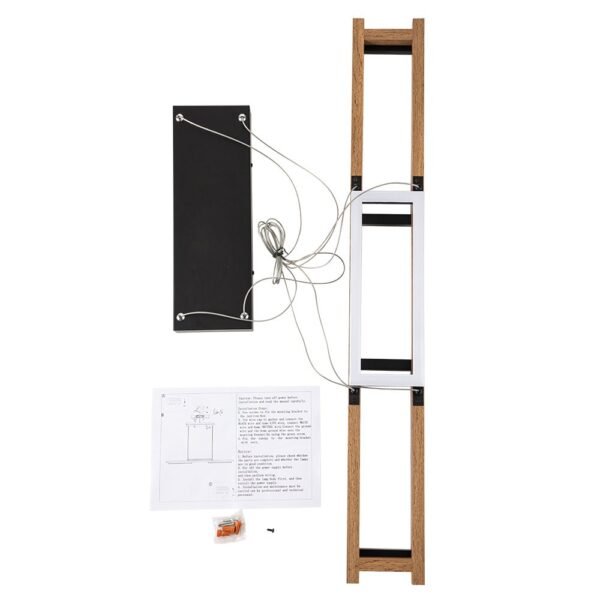 Wooden LED Linear Island Chandelier - Image 14