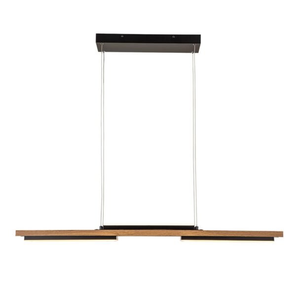 Wooden LED Linear Island Chandelier - Image 4
